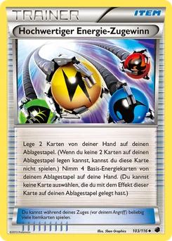 Hochwertiger Energie-Zugewinn