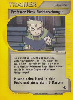 Professor Oak's Research