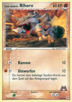 Team Magma's Rhyhorn
