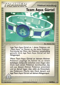 Team Aqua Belt