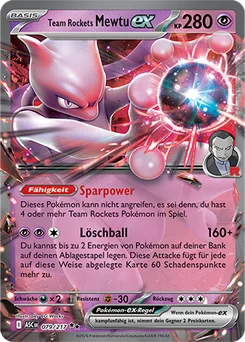 Team Rocket's Mewtwo ex