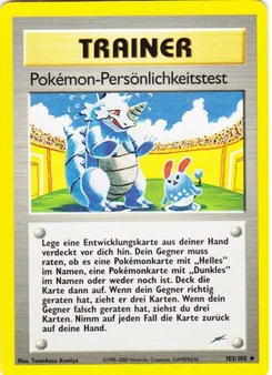 Pokémon Personality Test