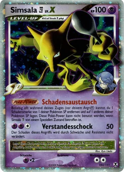 Alakazam E4 LV.X