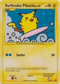 Surfing Pikachu