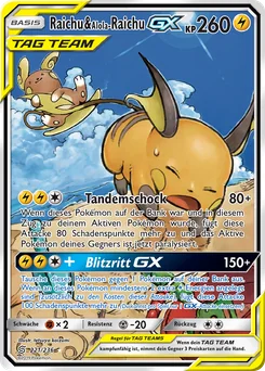 Raichu & Alolan Raichu-GX