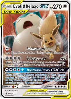 Eevee & Snorlax-GX