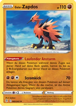 Galarian Zapdos