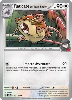 Team Rocket's Raticate — Normal