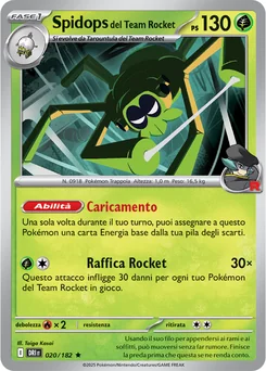 Team Rocket's Spidops — Holofoil