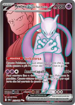 Team Rocket's Mewtwo ex — Holofoil