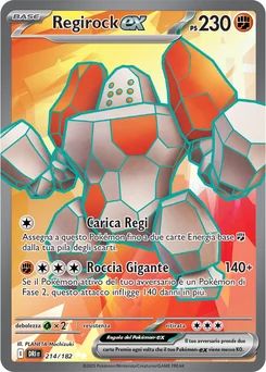 Regirock ex — Holofoil