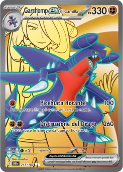 Cynthia's Garchomp ex — Holofoil
