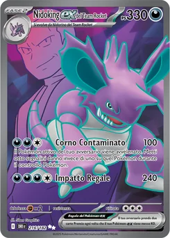 Team Rocket's Nidoking ex — Holofoil