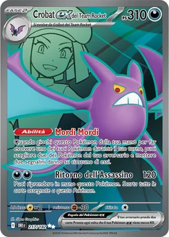 Team Rocket's Crobat ex — Holofoil