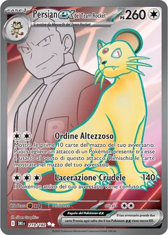 Team Rocket's Persian ex — Holofoil