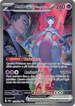 Team Rocket's Mewtwo ex — Holofoil