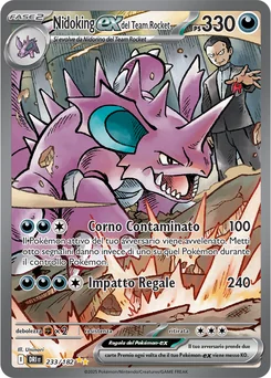 Team Rocket's Nidoking ex — Holofoil