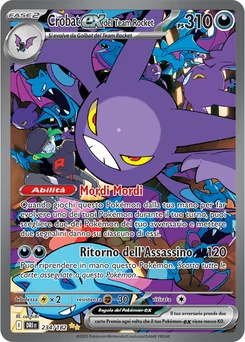 Team Rocket's Crobat ex — Holofoil