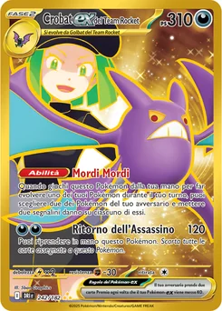 Team Rocket's Crobat ex — Holofoil