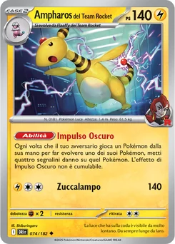 Team Rocket's Ampharos — Normal