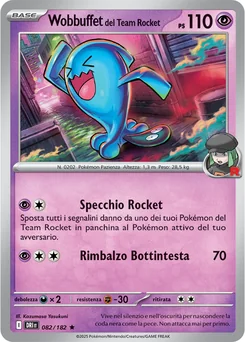Team Rocket's Wobbuffet — Holofoil