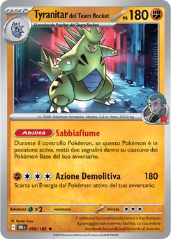 Team Rocket's Tyranitar — Holofoil