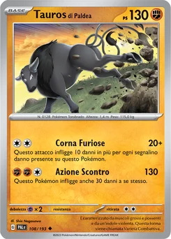 Paldean Tauros — Normal