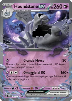 Houndstone ex — Holofoil