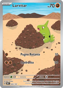 Larvitar — Holofoil
