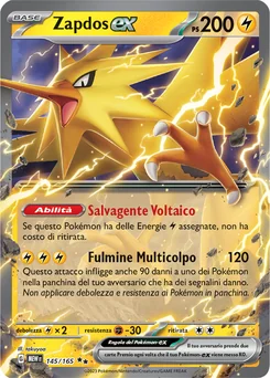 Zapdos ex — Holofoil