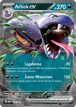 Arbok ex — Holofoil