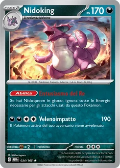 Nidoking — Holofoil