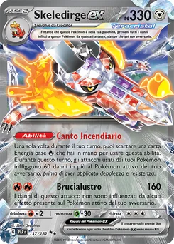 Skeledirge ex — Holofoil
