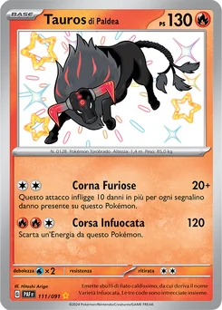 Paldean Tauros — Holofoil