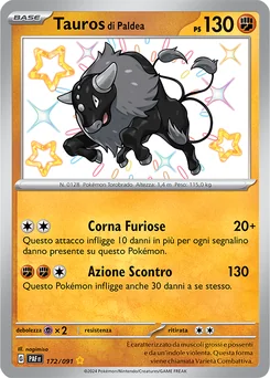 Paldean Tauros — Holofoil