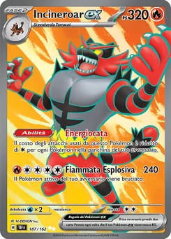 Incineroar ex — Holofoil