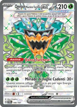 Teal Mask Ogerpon ex — Holofoil