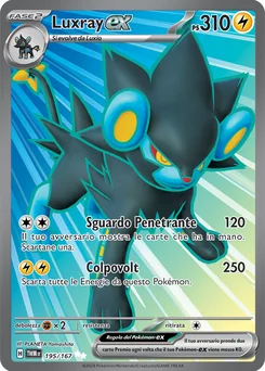 Luxray ex — Holofoil