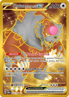 Bloodmoon Ursaluna ex — Holofoil