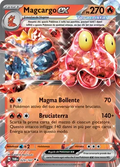 Magcargo ex — Holofoil
