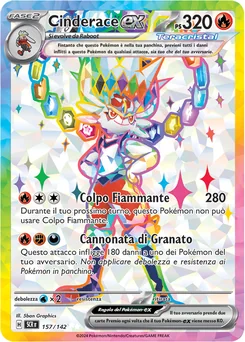 Cinderace ex — Holofoil