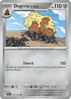 Alolan Dugtrio — Normal