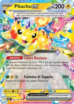Pikachu ex — Holofoil
