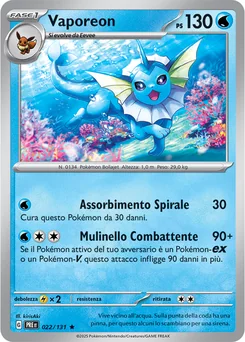 Vaporeon — Holofoil