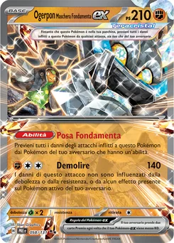 Cornerstone Mask Ogerpon ex — Holofoil