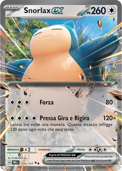 Snorlax ex — Holofoil