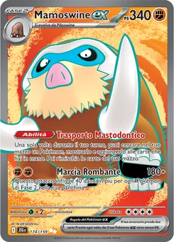 Mamoswine ex — Holofoil
