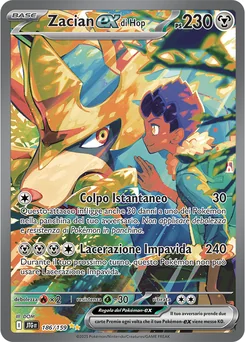 Hop's Zacian ex — Holofoil