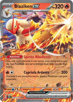 Blaziken ex — Holofoil