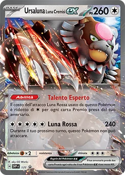 Bloodmoon Ursaluna ex — Holofoil